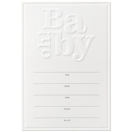 Baby Shower Invitations Hallmark