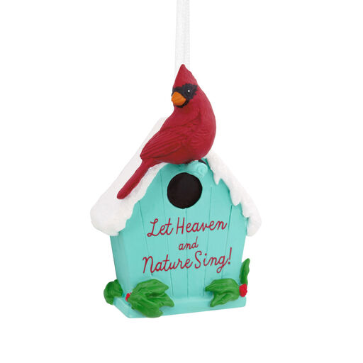 DaySpring Cardinal on Birdhouse Hallmark Ornament, 