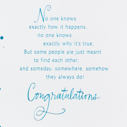 Just the Right Love Engagement Card, 