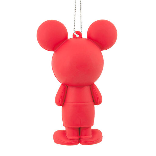 Disney Mickey Mouse Heart Hallmark Ornament, Red, 