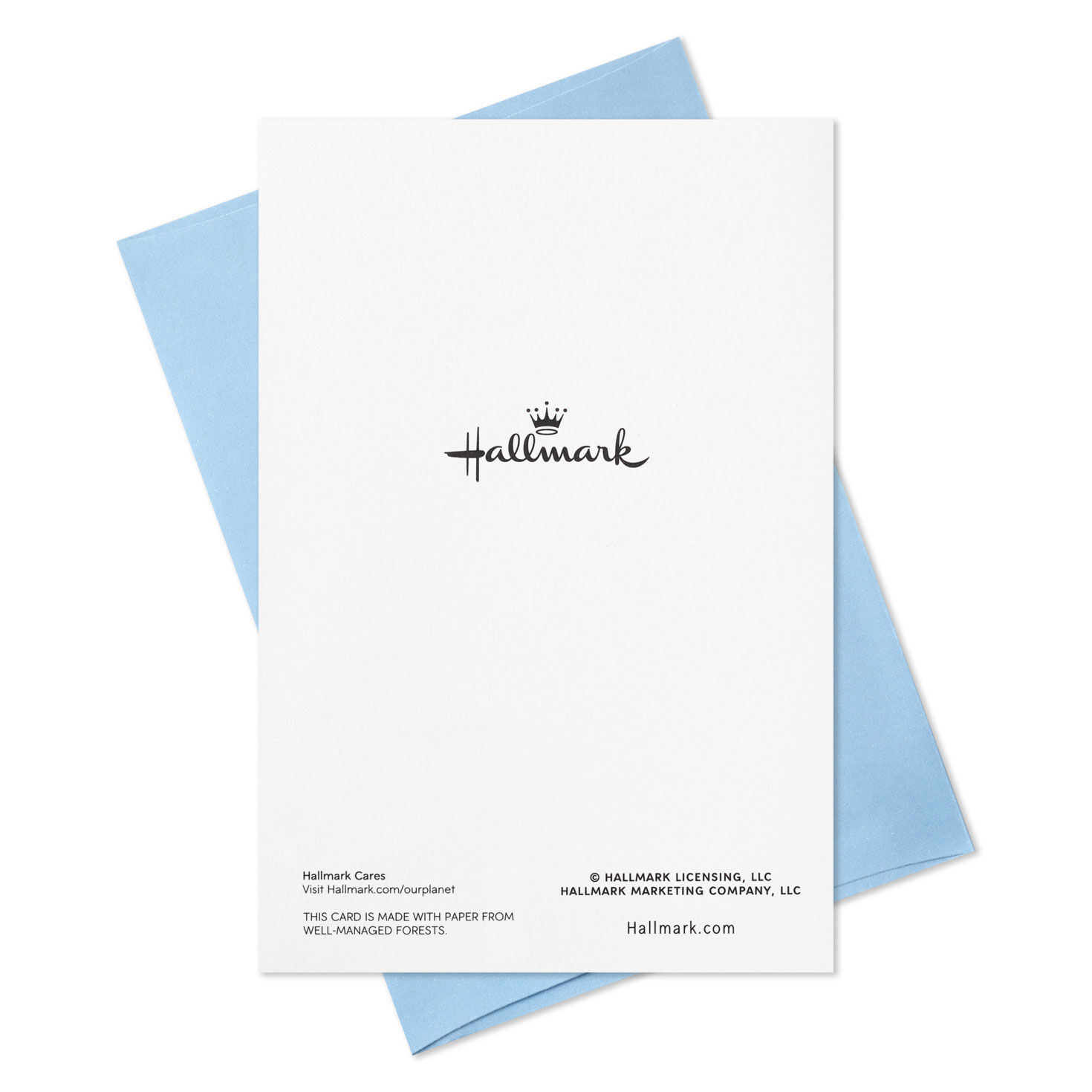 Gold Stars on Blue Packaged Christmas Cards, Set of 5, , large image number 7