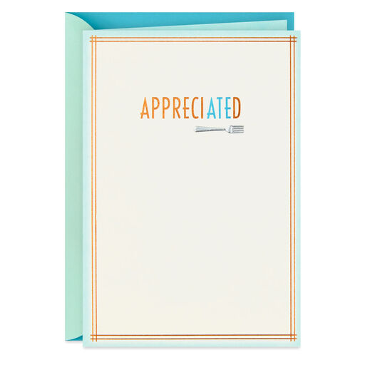 Loved the Food and Company Thank-You Card, 