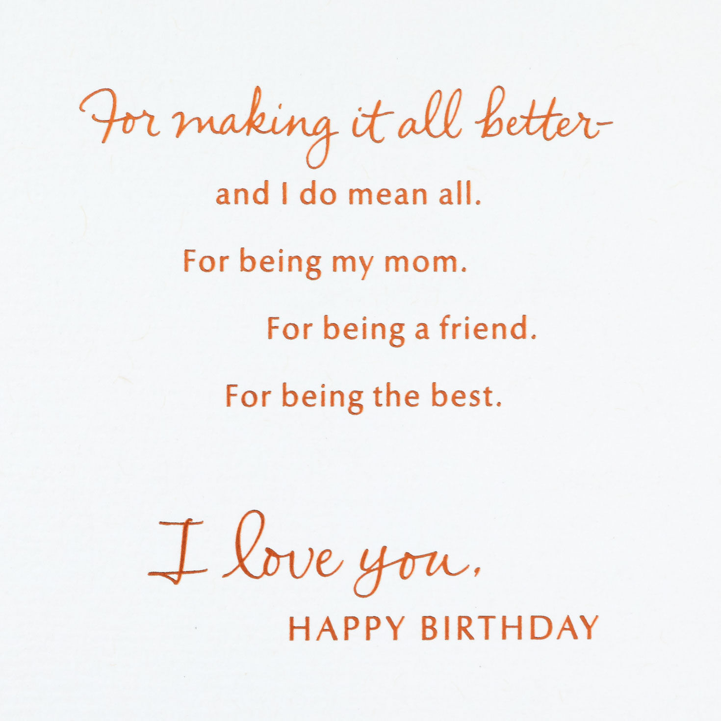 Retro Flowers in Vases Birthday Card for Mom sentiment image number 3