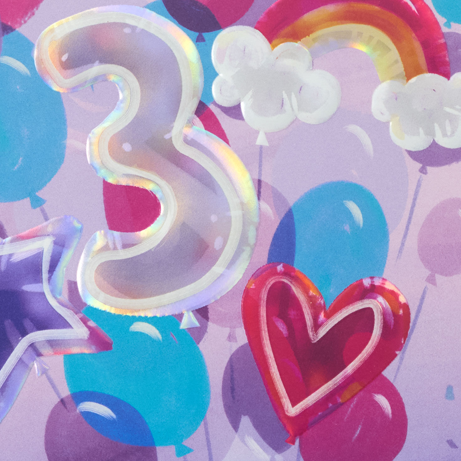 Dog With Balloons 3rd Birthday Card for Girls for only USD 5.59 | Hallmark