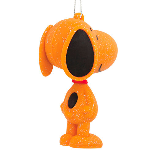 Peanuts® Snoopy Orange Glitter Hallmark Ornament, 