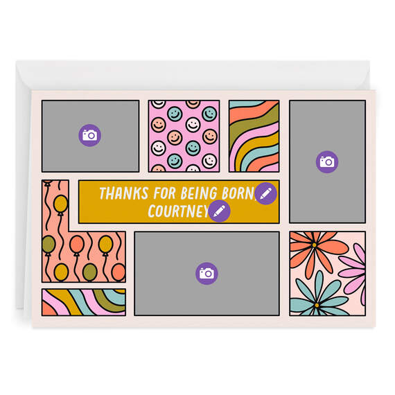 Personalized Fun Designs Photo Collage Photo Card, , large image number 6