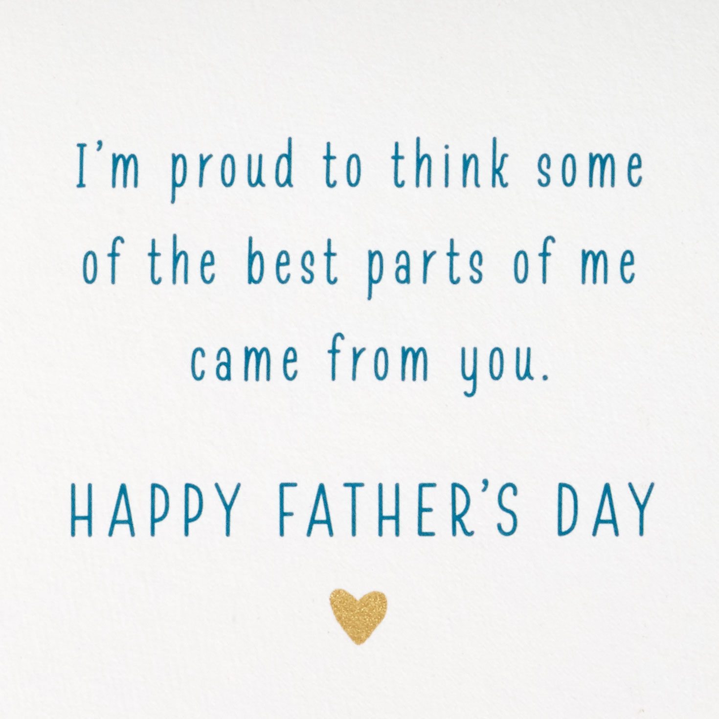 Like Father, Like Daughter Father's Day Card With Magnet Sentiment image number 3