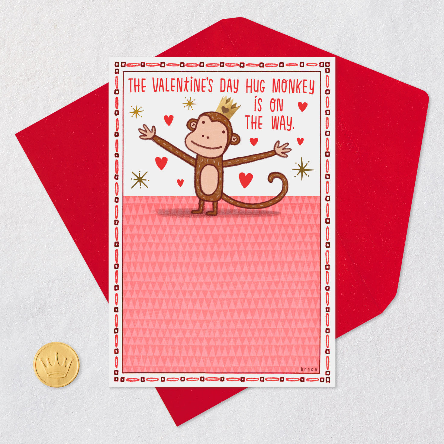 Hug Monkey Funny Valentine's Day Card for only USD 3.49 | Hallmark