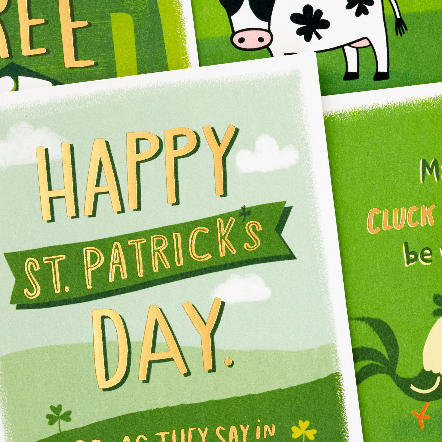 Irish Wishes Funny Assorted St. Patrick's Day Cards, Pack of 16, , large image number 4