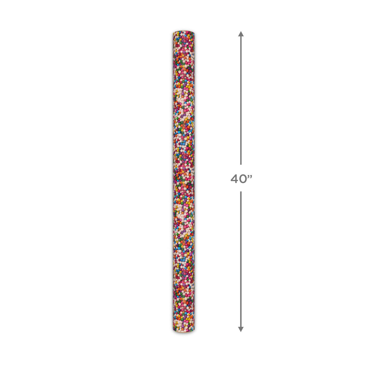 Colorful Beads Collage Gift Wrap Roll Measurement image number 5