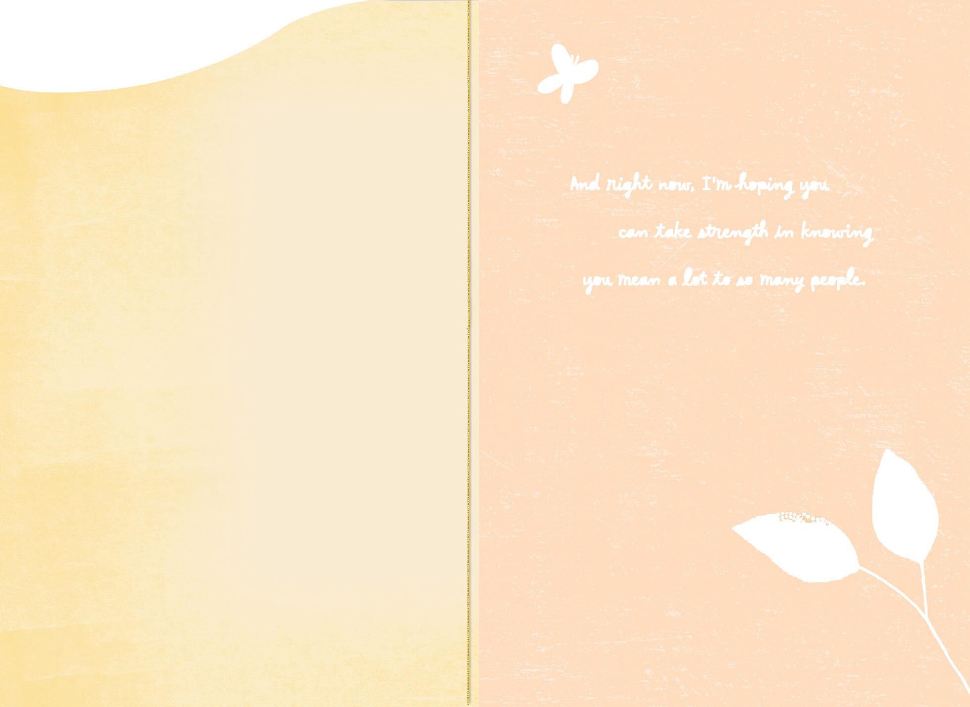 You Mean So Much to Me Encouragement Card