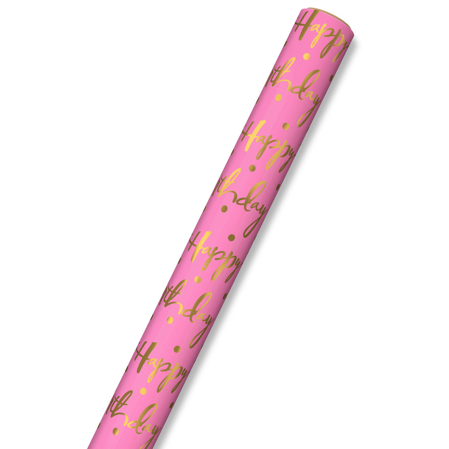 Pink metallic wrapping paper sale