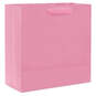10.4" Pink Large Square Gift Bag, Light Pink, large image number 6