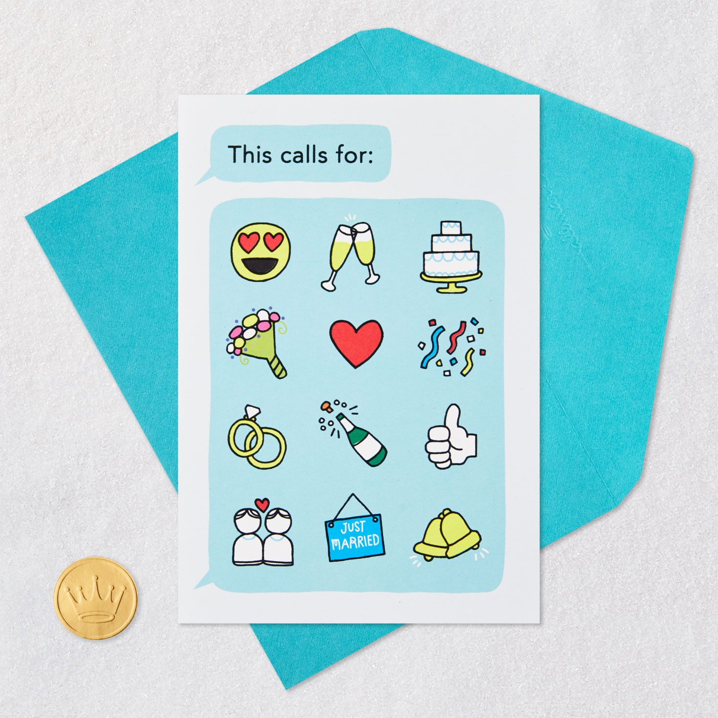 This Calls for Congrats Wedding Card for only USD 4.49 | Hallmark