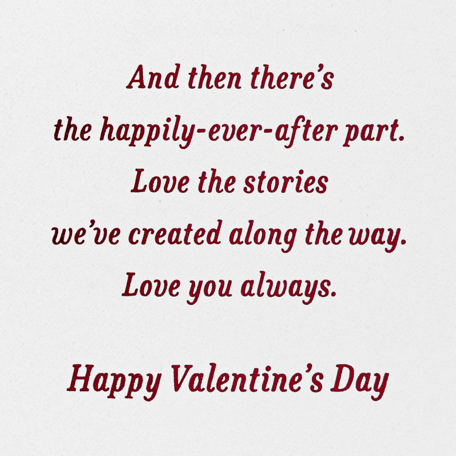 Squirrels With Heart Acorn Romantic Valentine's Card sentiment image number 2