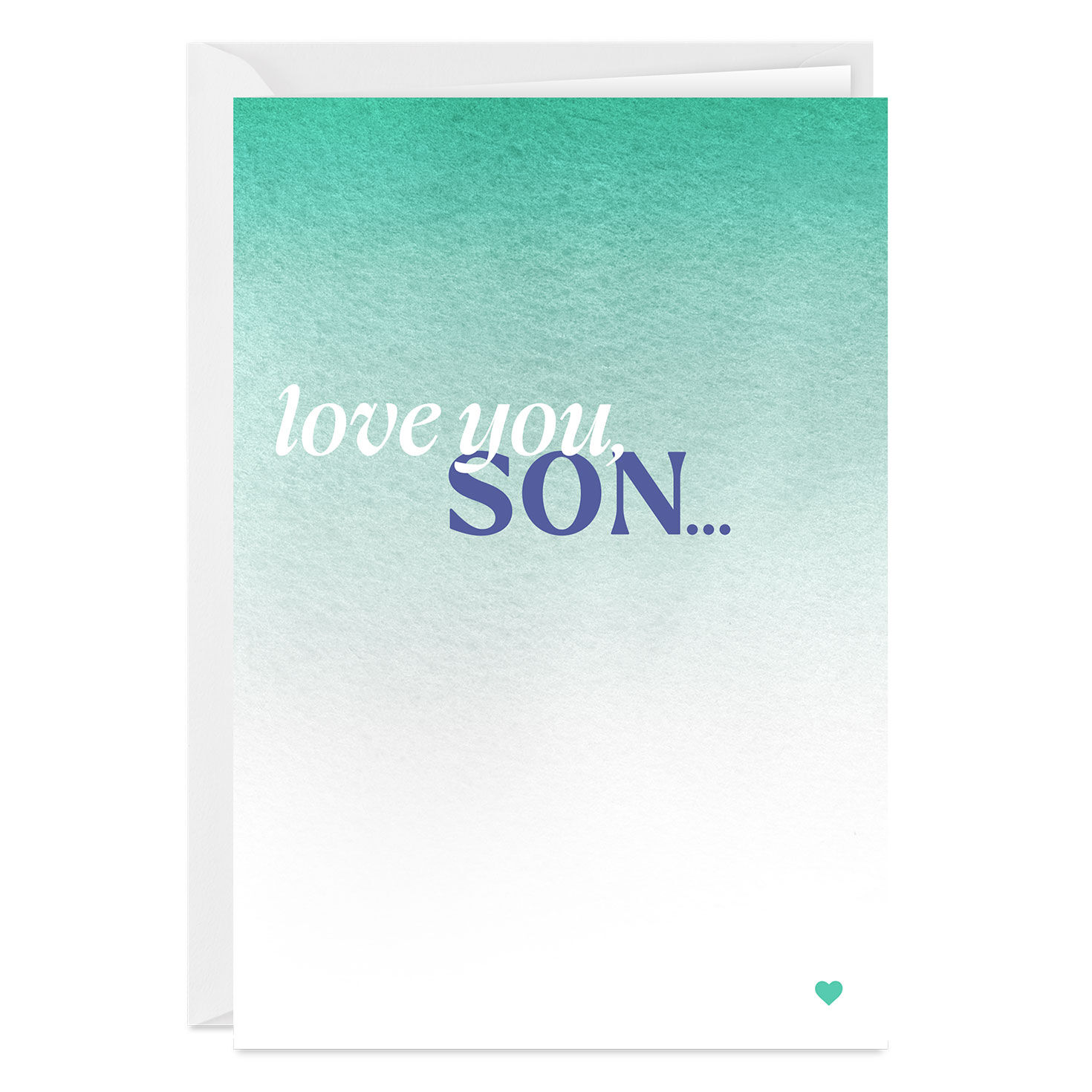 Love You Custom Card for Son