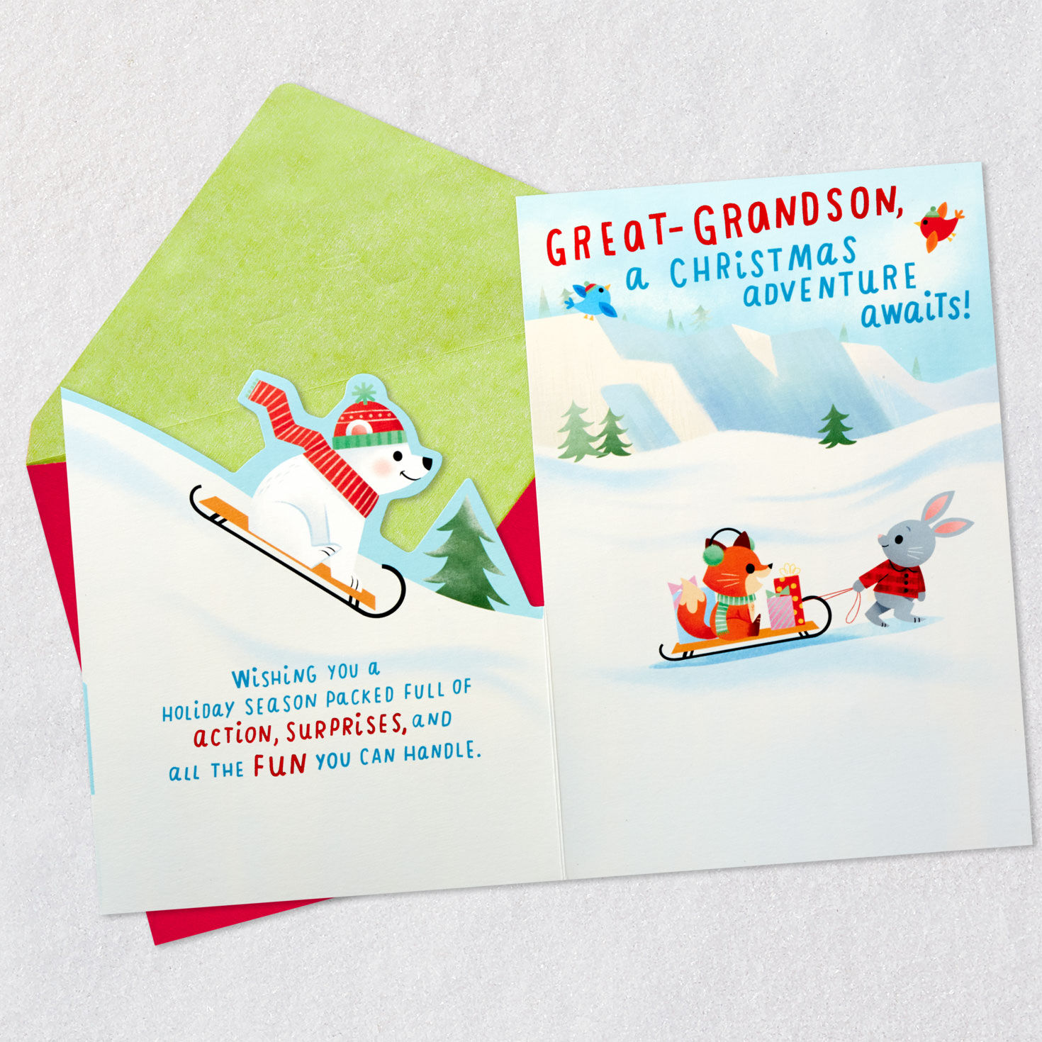 An Adventure Awaits Christmas Card for Great-Grandson for only USD 3.99 | Hallmark