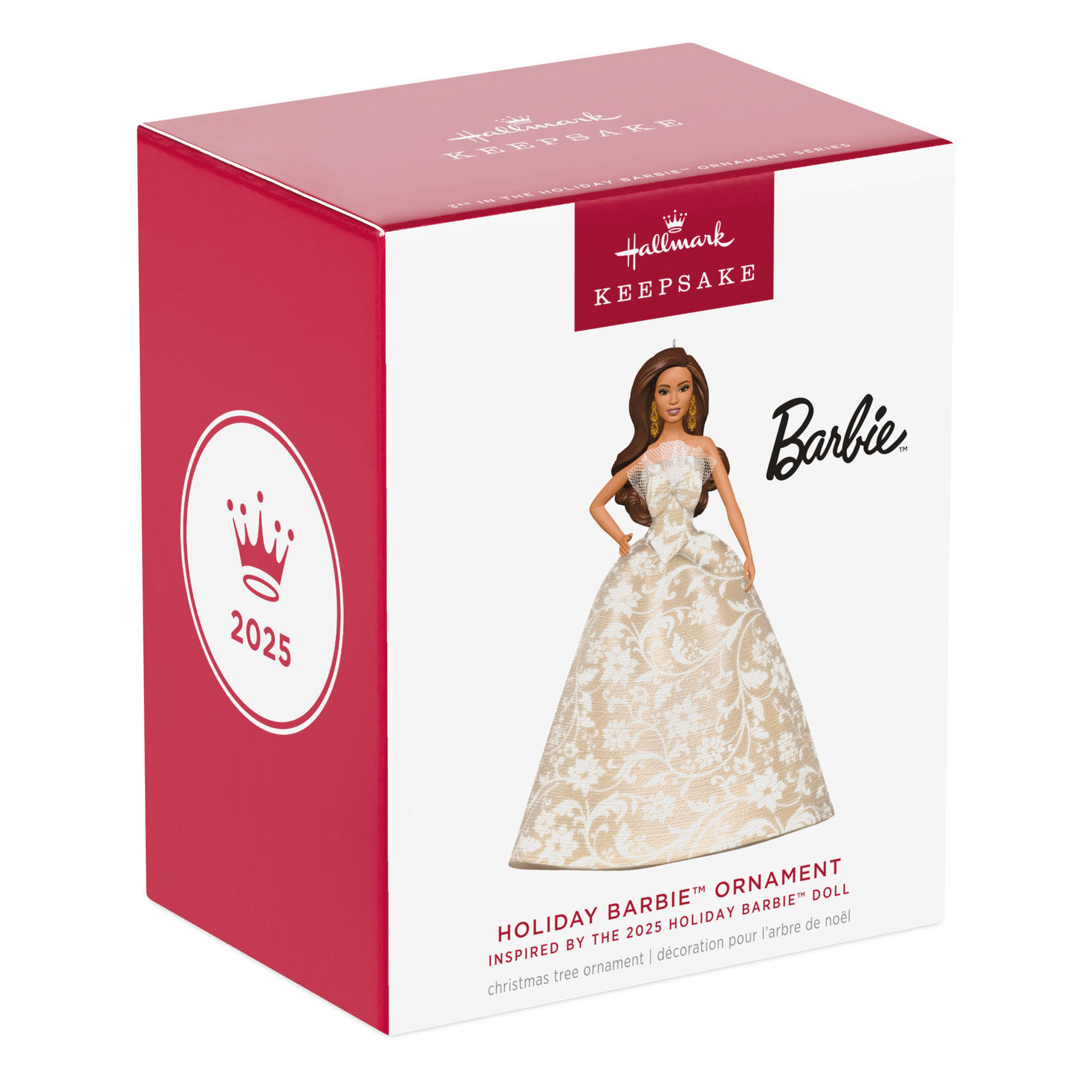 Latina Holiday Barbie Keepsake Ornament package front image number 7