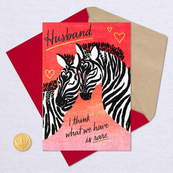 What We Have Is Rare Valentine's Day Card for Husband, , large image number 5
