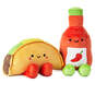 Large Better Together Taco and Hot Sauce Magnetic Plush, 16", , large image number 1