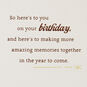 Here's to More Amazing Memories Together Birthday Card for Husband, , large image number 3