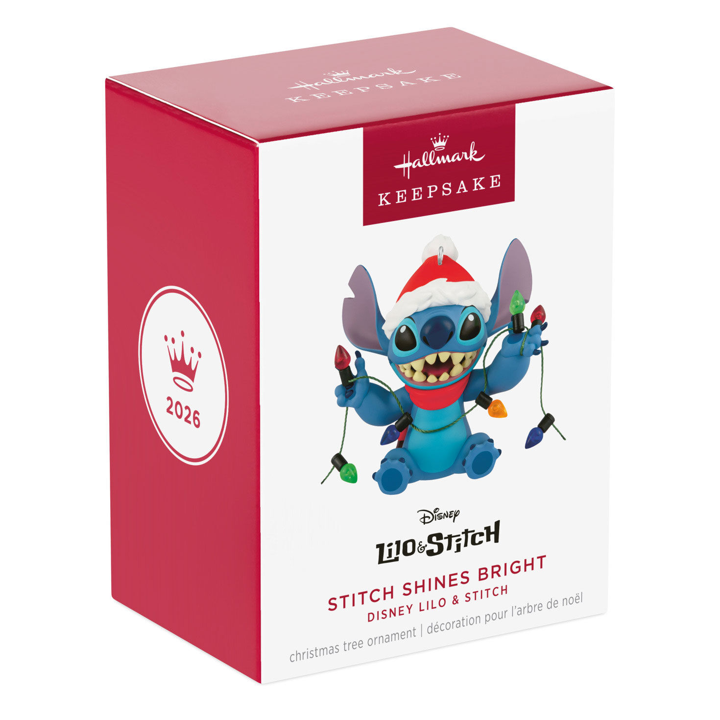 Disney Stitch With Light String Keepsake Ornament package front image number 7