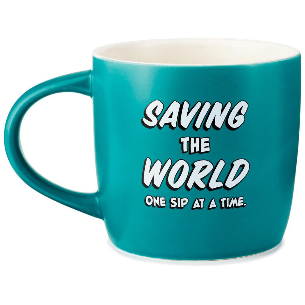 Wonder Woman Saving The World Mug 16 Oz Mugs Teacups Hallmark Wonder Woman Saving The World Mug 16 Oz