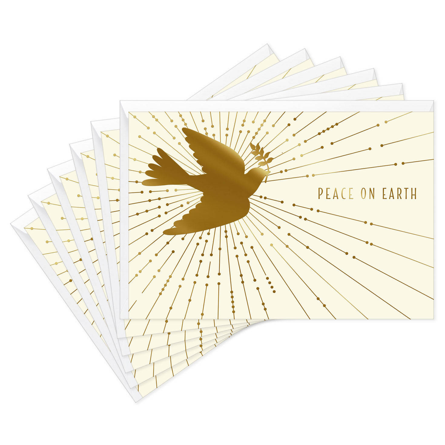 Peace on Earth Dove Christmas Cards, Pack of 6