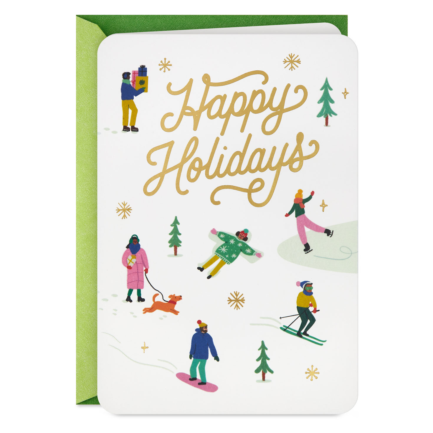 Fun, Festive, Warm and Bright Holiday Card