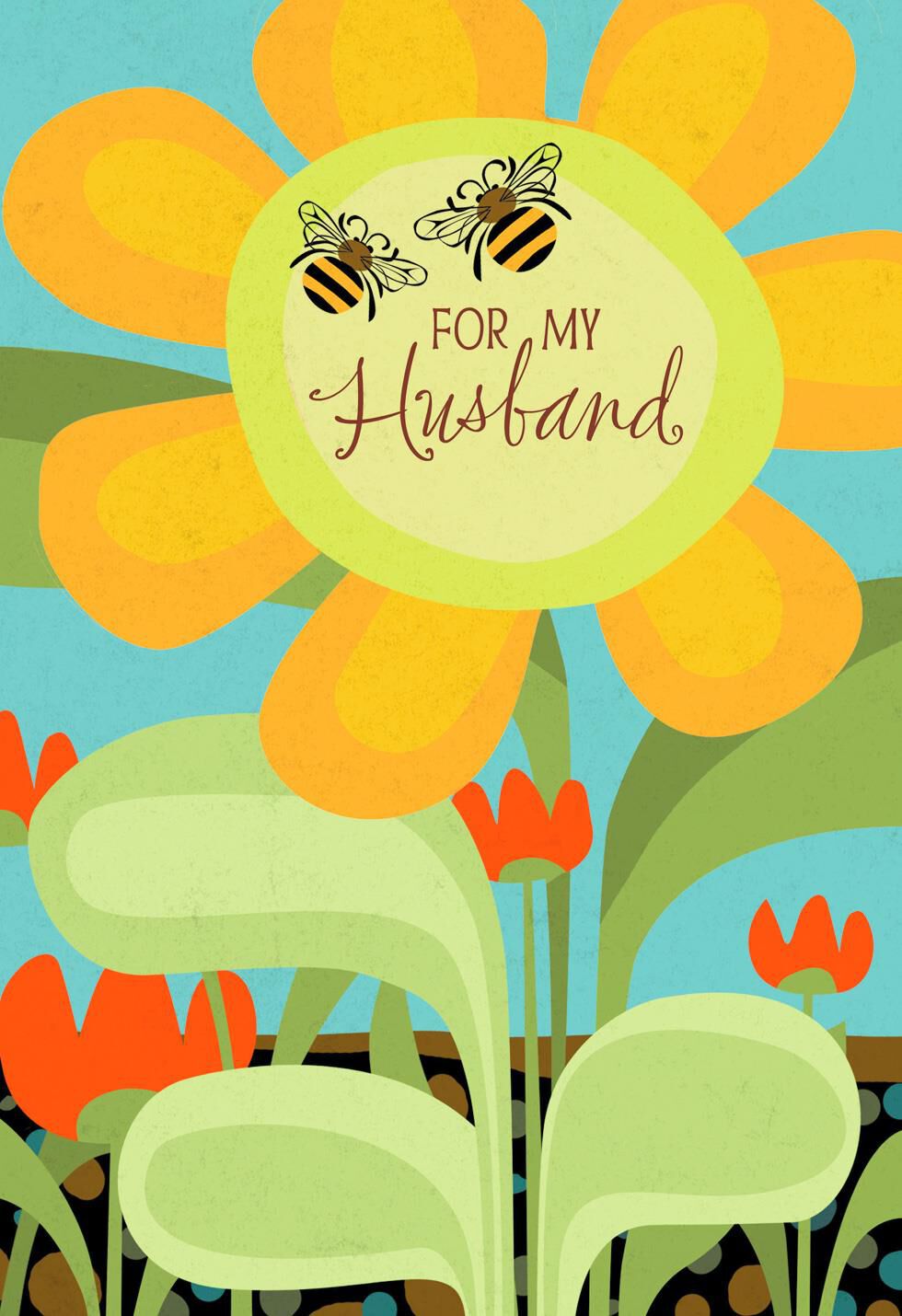 UNICEF Honeybee Father's Day Card for Husband
