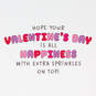 Granddaughter, You Add Sweetness Valentine's Day Card With Puffy Sticker, , large image number 2
