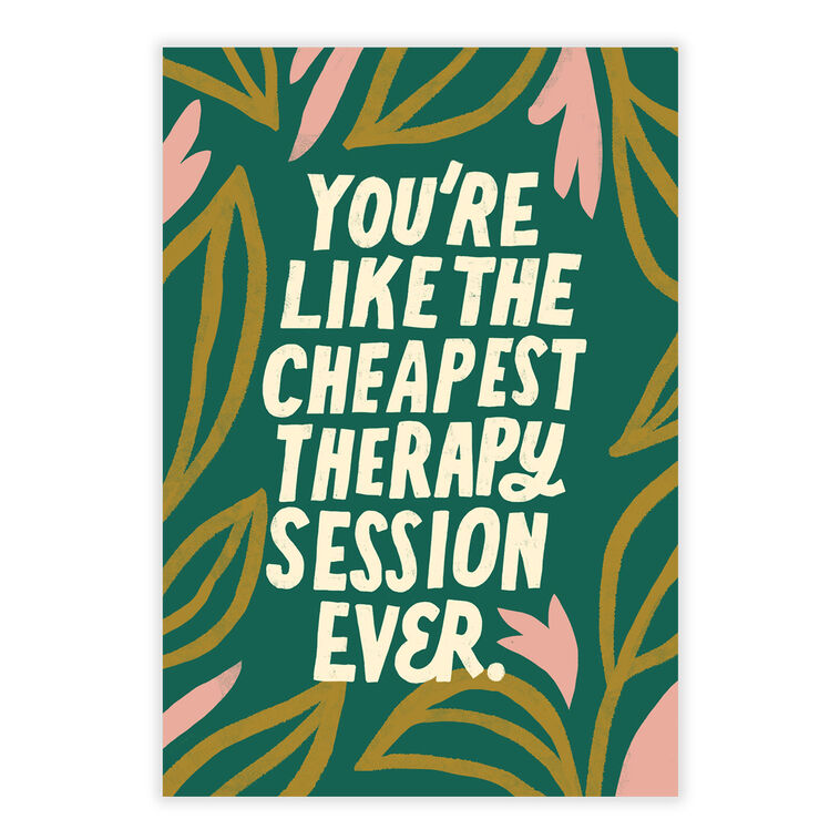 Thanks for the Cheap Therapy Funny eCard, , large image number 2