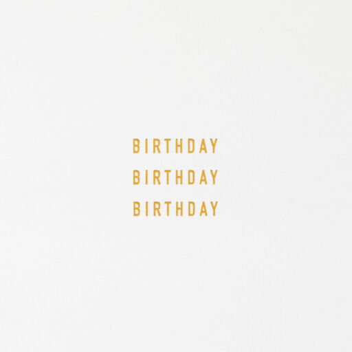 Happy Happy Happy Birthday Card, 