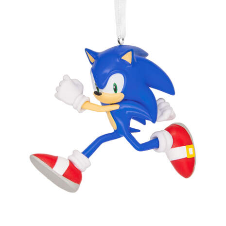 Sonic the Hedgehog  Christmas Ornament Front