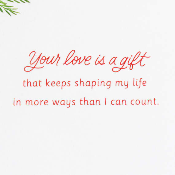 Your Love Is a Gift Christmas Card for Mom, , large image number 2