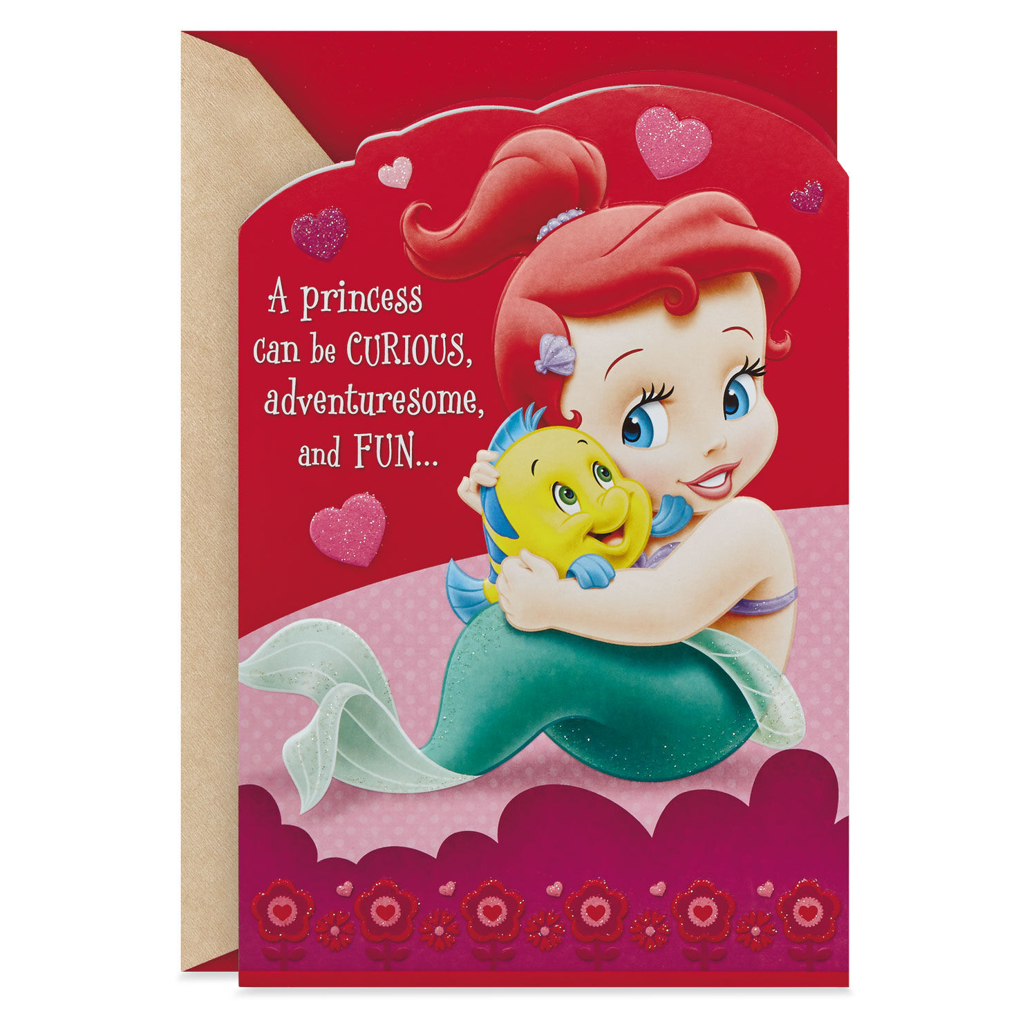 Disney Princess Sweetest Granddaughter Valentine S Day Card Greeting Cards Hallmark Disney princess prince ariel love couple flowers. disney princess sweetest granddaughter valentine s day card