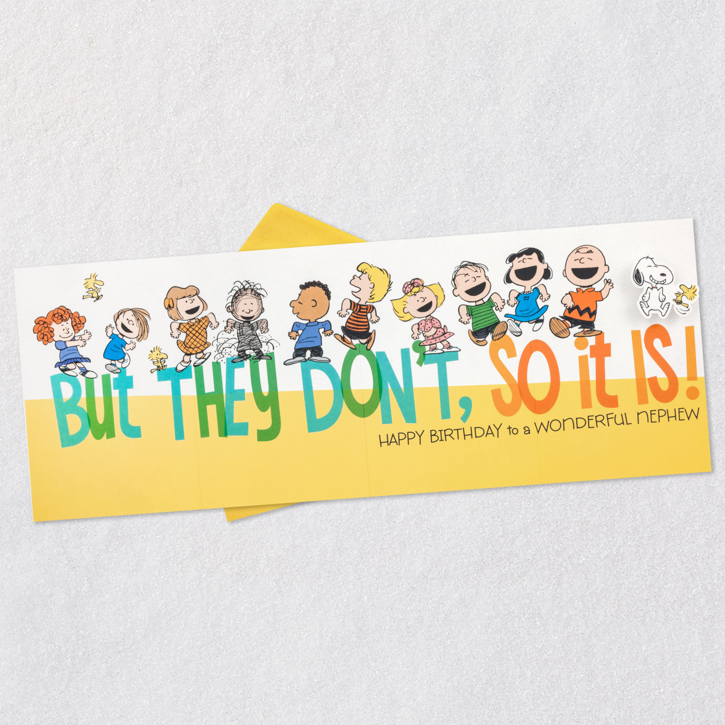 Peanuts® Snoopy It's a Big Deal Funny Birthday Card for Nephew for only USD 5.99 | Hallmark