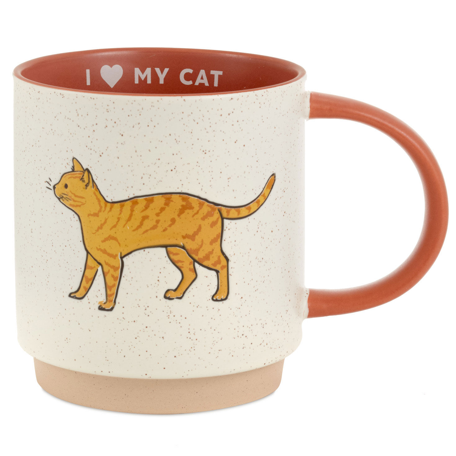 I Heart My Tabby Cat Mug, 16 oz.