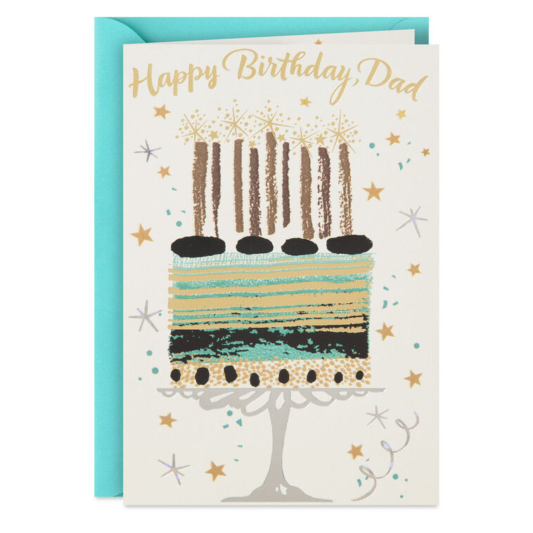 You Make a Difference in My Life Birthday Card for Dad