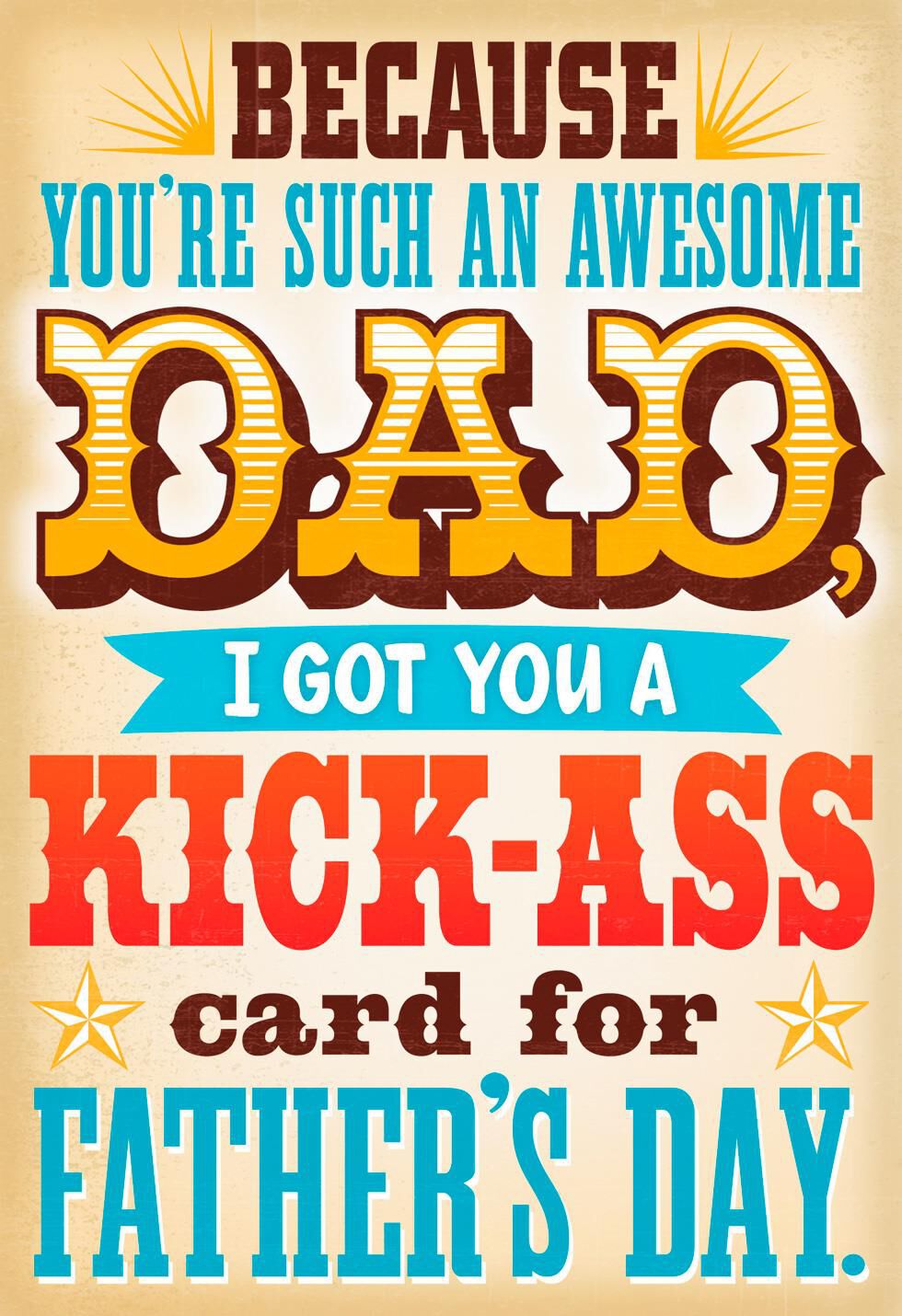 Kick-Ass Pop Up Birthday Card for Dad
