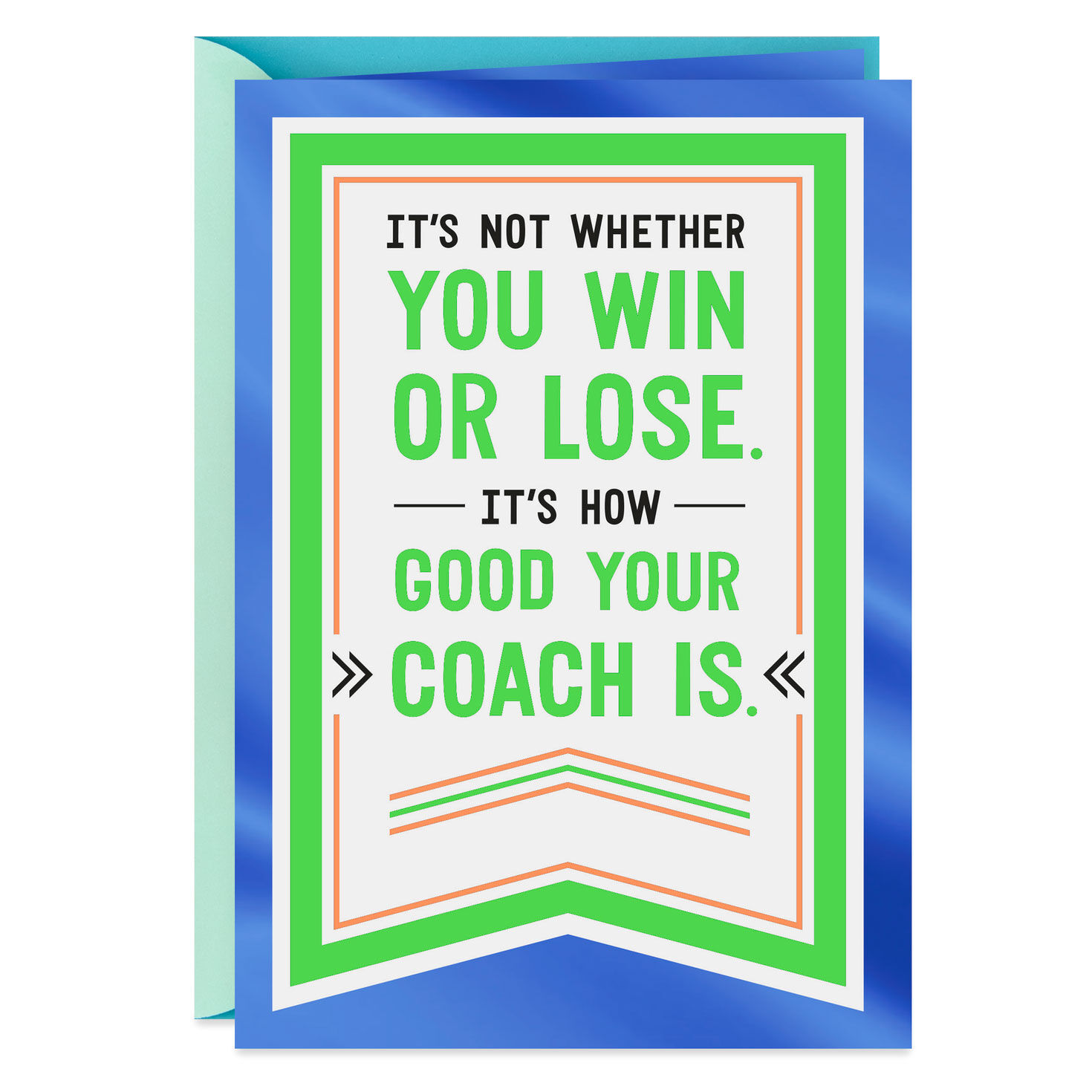 a coach who supports and inspires thank you card greeting thank you card for coach