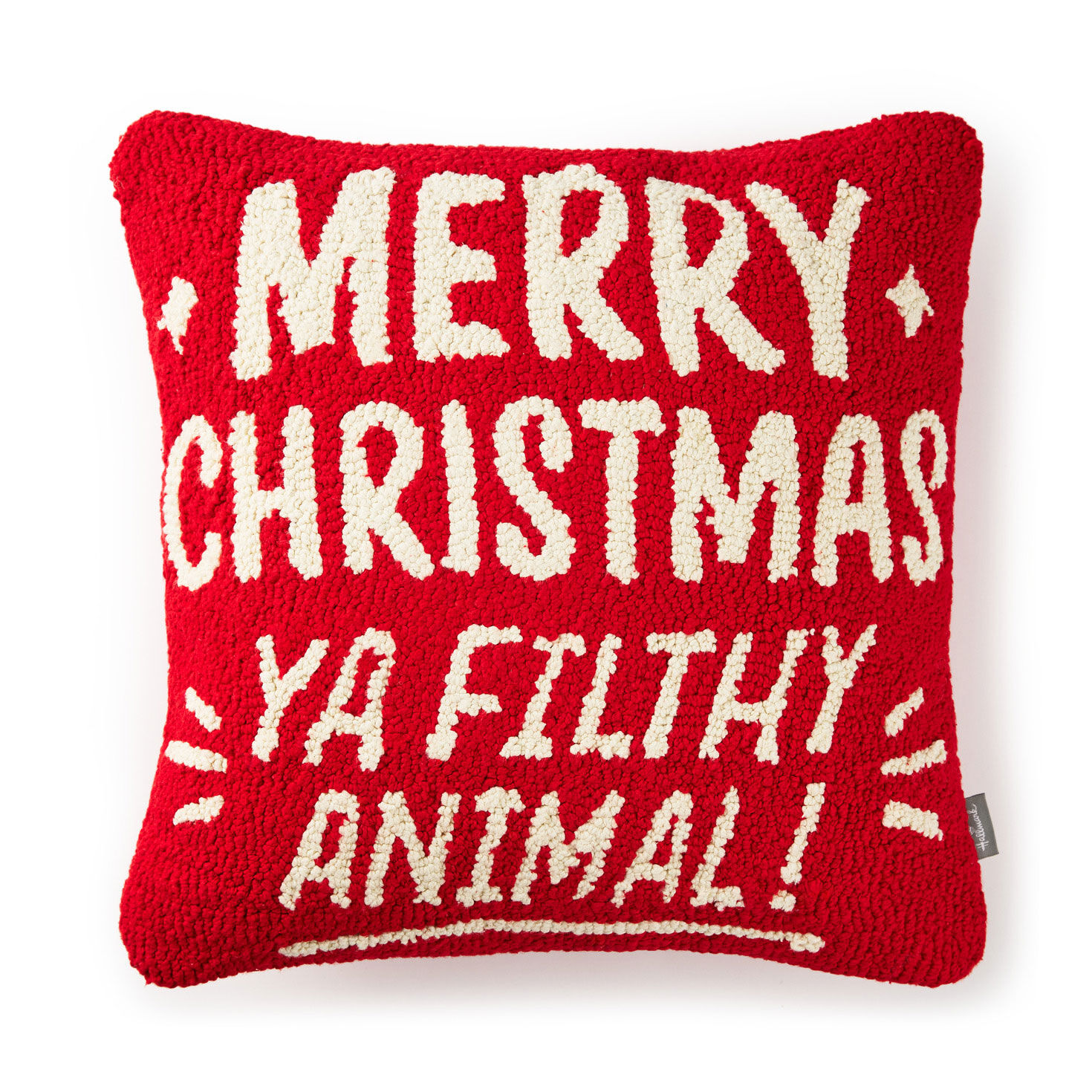 Home Alone Ya Filthy Animal Throw Pillow, 16x16