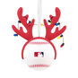 Nationals Reindeer Baseball Christmas Ornament back image number 6