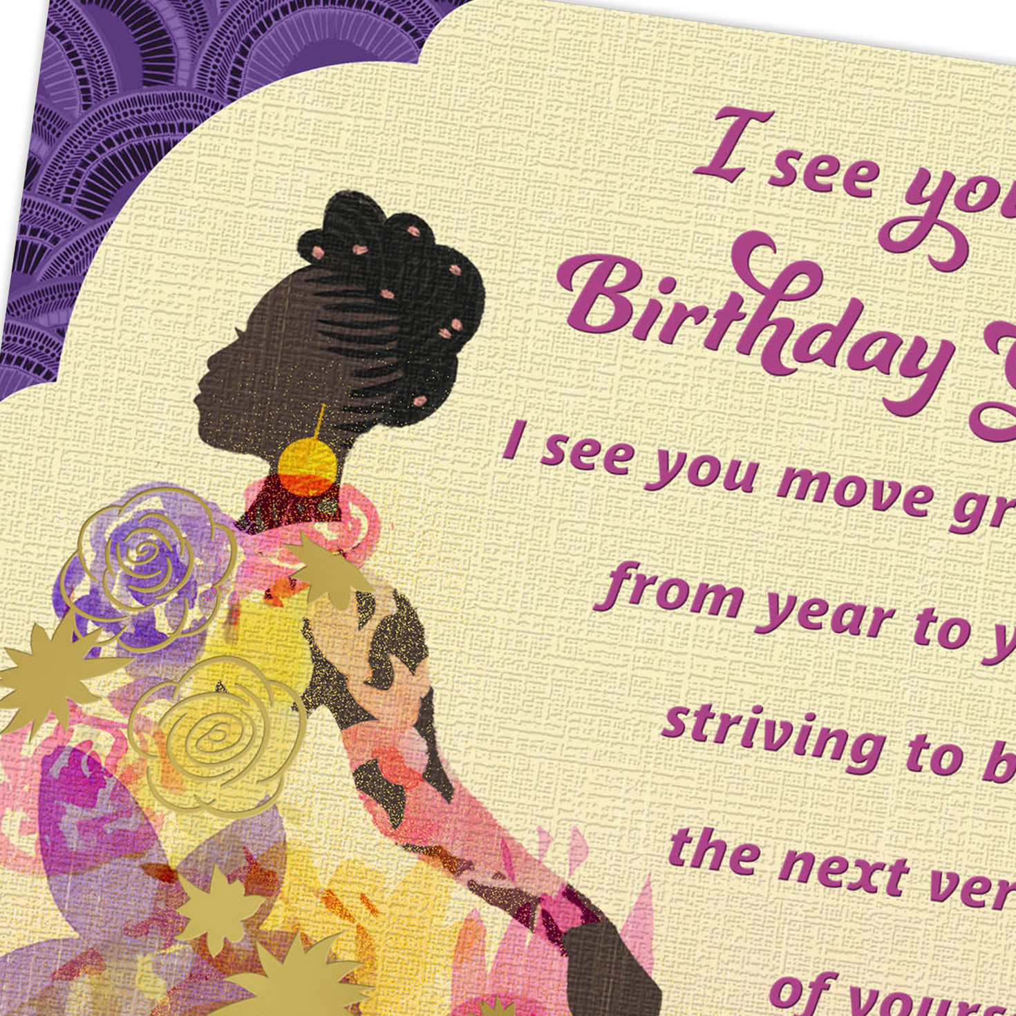 Beautiful, Bold Black Woman Birthday Card for Her for only USD 4.59 | Hallmark