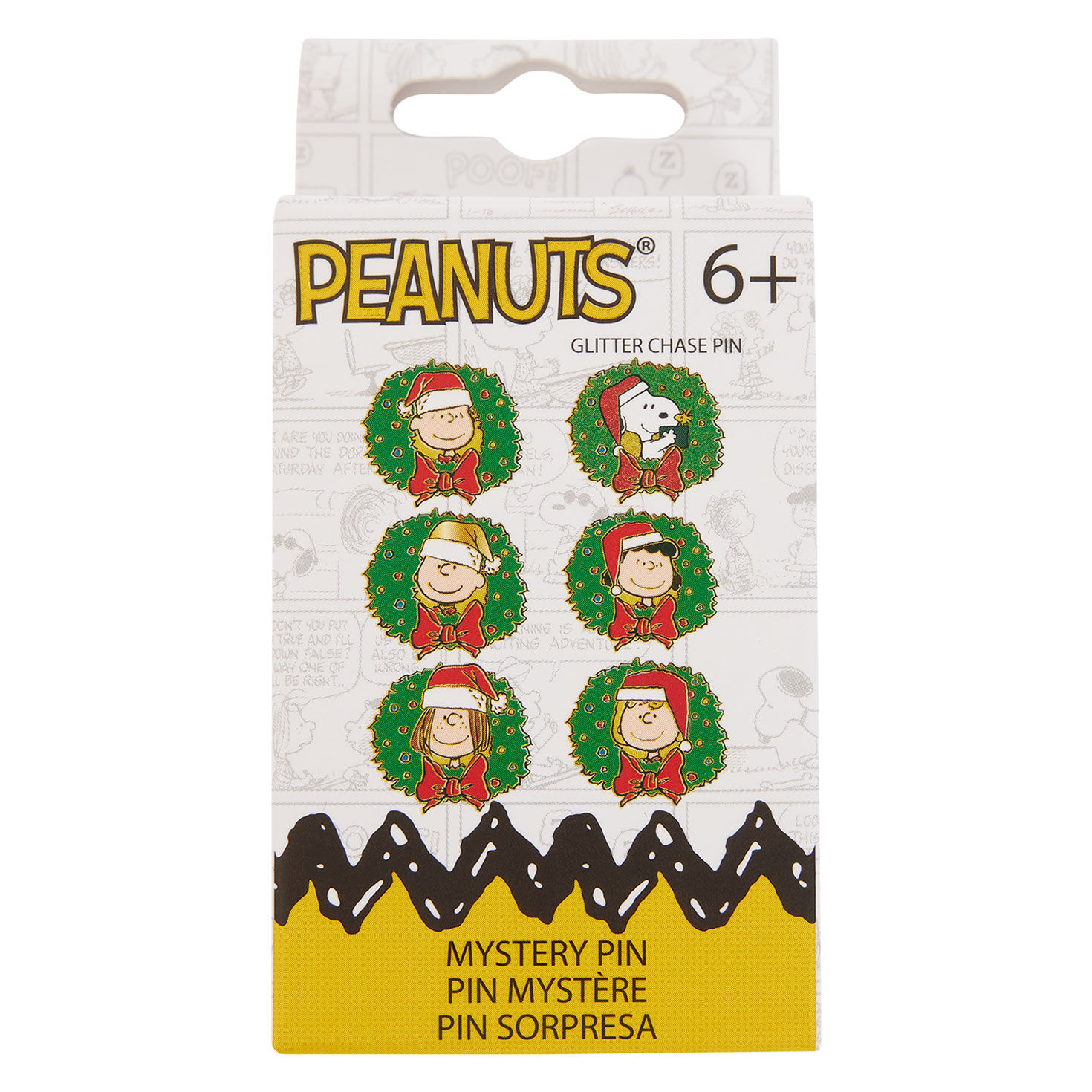 Loungefly Peanuts Gang Christmas Wreath Mystery Pin for only USD 10.00 | Hallmark