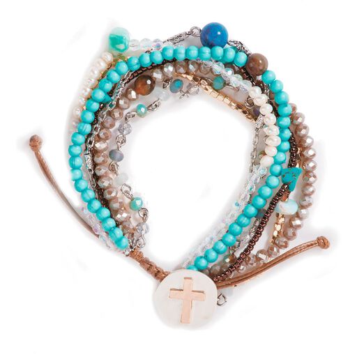 Turquoise Your Journey Layered Prayer Bracelet, 