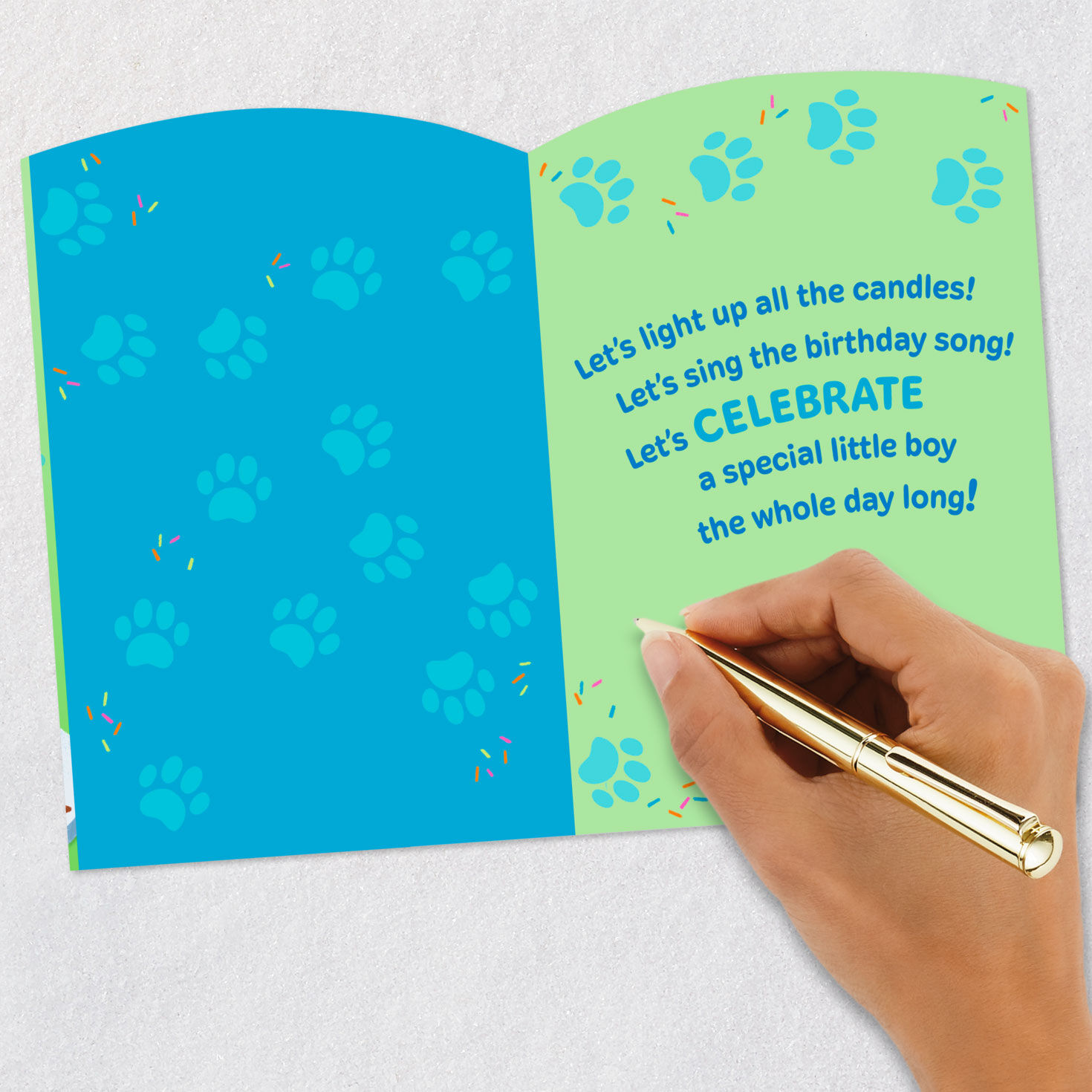 Let's Celebrate 1st Birthday Card for Boy, , large image number 6