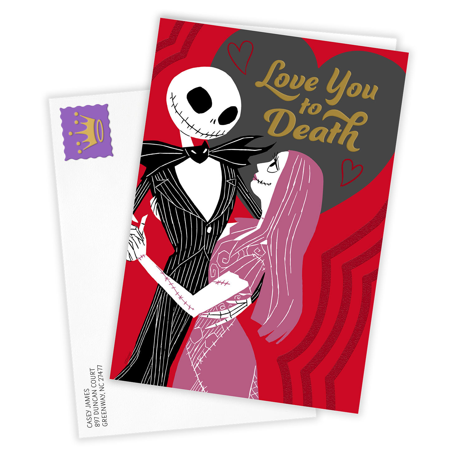 Disney Tim Burton's The Nightmare Before Christmas Misfits Custom Love Card for only USD 4.99 | Hallmark