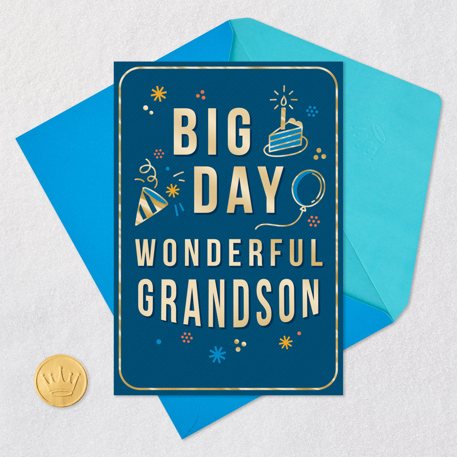 Big Day, Wonderful Grandson Birthday Card for Grandson, , large image number 5