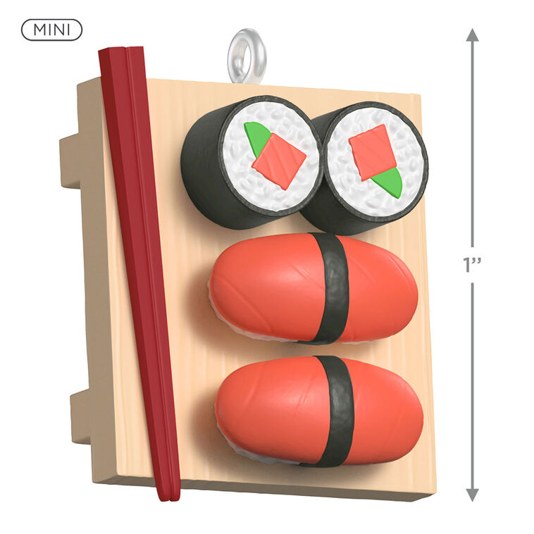 Mini Sushi Board Keepsake Ornament  image number 3